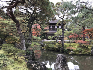 慈照寺（銀閣寺）錦鏡池より